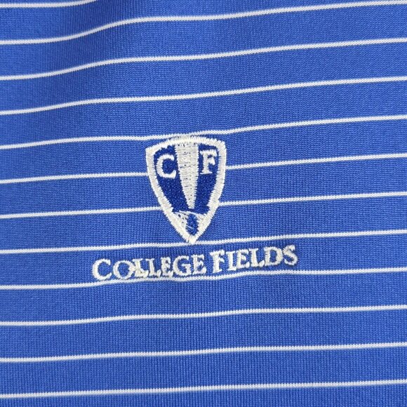 Nike Polo Shirt Adult Mens X-Large Blue Dri-Fit Golf Outdoors College Fields - Picture 6 of 12